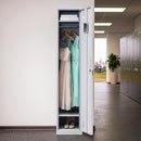 One-Door Office Gym Shed Clothing Locker Cabinet-8