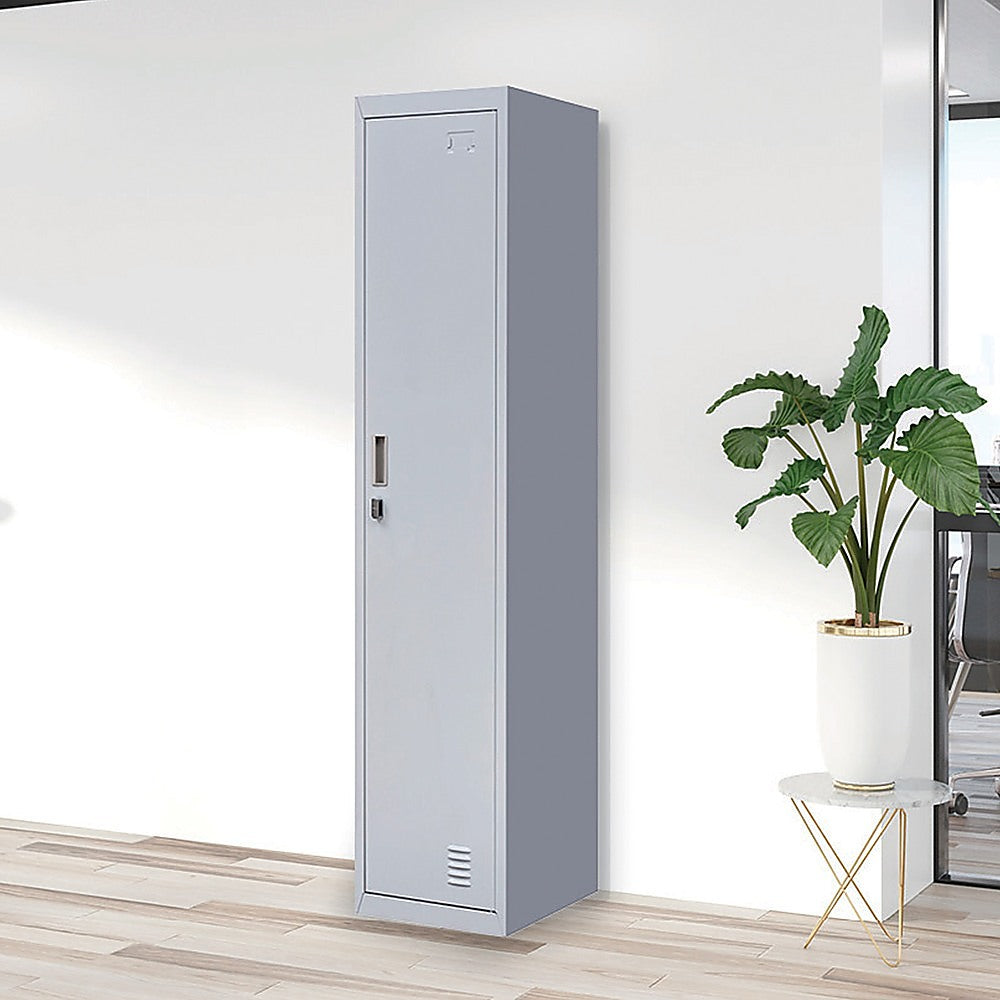 One-Door Office Gym Shed Clothing Locker Cabinet - 0