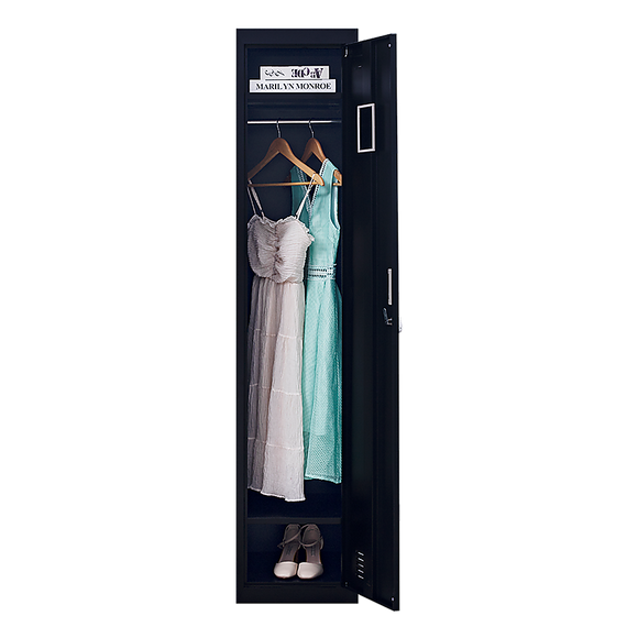 One-Door Office Gym Shed Clothing Locker Cabinet