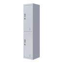 2-Door Vertical Locker for Office Gym Shed School Home Storage-1