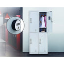 2-Door Vertical Locker for Office Gym Shed School Home Storage-5