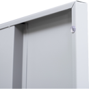 2-Door Vertical Locker for Office Gym Shed School Home Storage-11