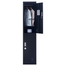 2-Door Vertical Locker for Office Gym Shed School Home Storage-5