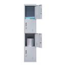4-Door Vertical Locker for Office Gym Shed School Home Storage-5