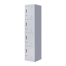 4-Door Vertical Locker for Office Gym Shed School Home Storage-1