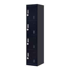 4-Door Vertical Locker for Office Gym Shed School Home Storage
