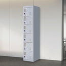 6-Door Locker for Office Gym Shed School Home Storage-2