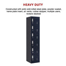 6-Door Locker for Office Gym Shed School Home Storage-8