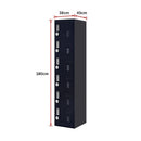 6-Door Locker for Office Gym Shed School Home Storage-14