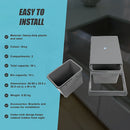 2x 15L Pull Out Trash Bin Dual Kitchen Garbage Waste Basket Cabinet Bin-11