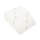 Cool Gel Memory Foam Wedge Pillow with Bamboo Cover for Bed & Lounge Comfort-4