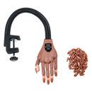 Practice Hand Model for Nail Art Training and Display Manicure with false nails-1