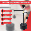 Free Standing Punching Bag Speedball Boxing Reflex Training Target Dummy Gym-8