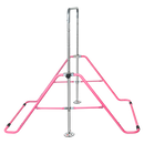 Kids Gymnastics Bars Training Horizontal Bar Monkey Kip Bar Pink-1