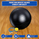 75cm Static Strength Exercise Stability Ball with Pump-8