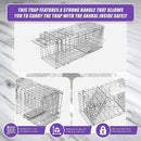 Trap Humane Possum Cage Live Animal Safe Catch Rabbit Cat Hare Fox Bird-11