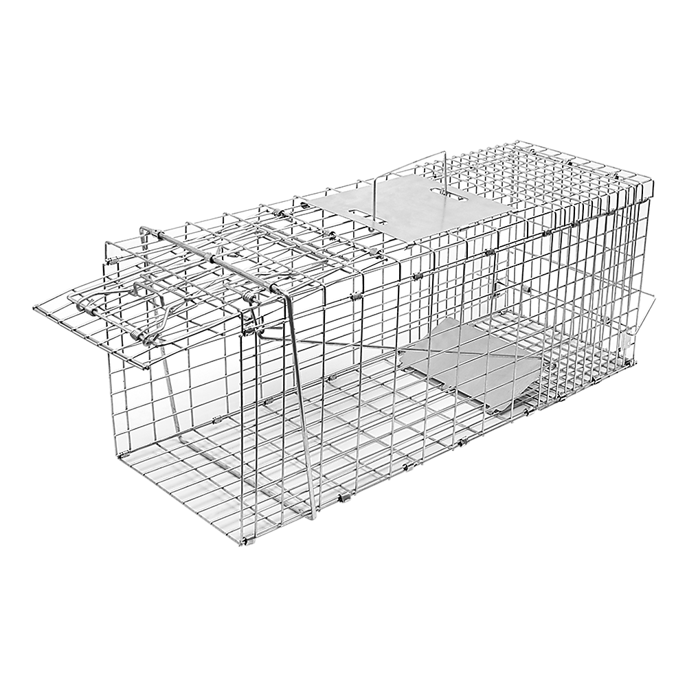 Trap Humane Possum Cage Live Animal Safe Catch Rabbit Cat Hare Fox Bird - 0