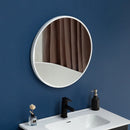 90cm Round Wall Mirror Bathroom Makeup Mirror by Della Francesca-8