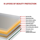 LED Full Length Mirror Standing Floor Makeup Wall Light Mirror 1.6M-6