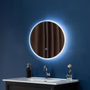 80cm LED Wall Mirror Bathroom Mirrors Light Decor Round-4