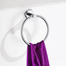 Classic Chrome Towel Bar Rail Ring Bathroom-2