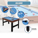 4FT 3-in-1 Games Foosball Soccer Hockey Pool Table-9