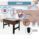 4FT 3-in-1 Games Foosball Soccer Hockey Pool Table-10