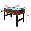4FT 3-in-1 Games Foosball Soccer Hockey Pool Table-15