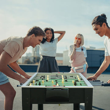 Foosball Soccer Table 4FT Tables Football Game Home Party Gift - 0