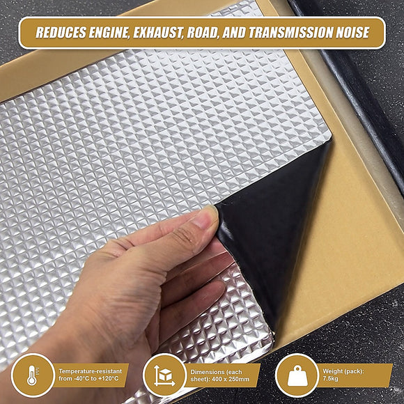 Sound Deadening Dead Mat 20 Sheets 20sq.ft Car Vibration Proofing