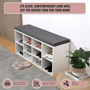 Shoe Cabinet Bench Shoes Storage Rack Organiser Wooden Shelf Cupboard Box-8
