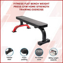 Fitness Flat Bench Weight Press Gym Home Strength Training Exercise-3