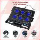 Laptop Cooling Pad with Adjustable Fan Stand – Fits 11" to 17" Notebooks-3