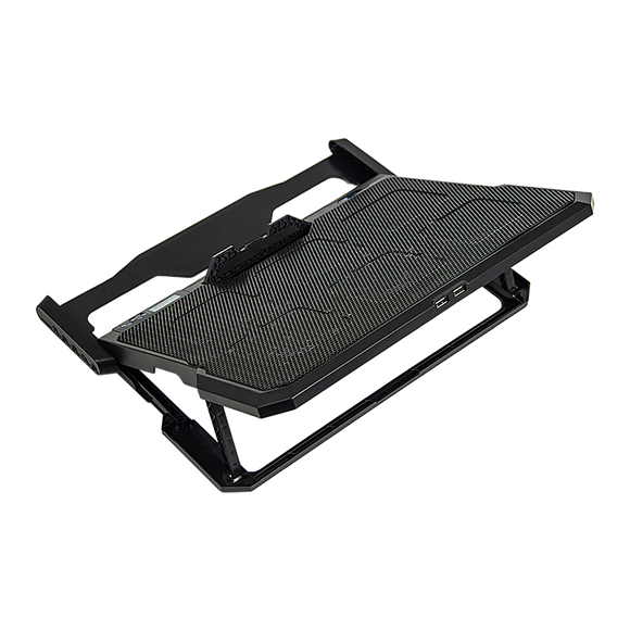 Laptop Cooling Pad with Adjustable Fan Stand – Fits 11" to 17" Notebooks