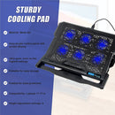 Laptop Cooling Pad with Adjustable Fan Stand – Fits 11" to 17" Notebooks-10