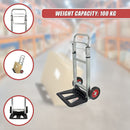 100kg Trolley Folding Hand Truck Sack Barrow-10