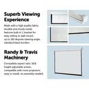 100 Inch 16:9 Manual Pull Down Outdoor Projector Projection Screen Theater Movie-6
