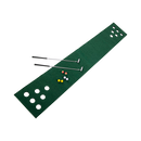 Golf Beer Pong Game Toy Set Green Golf Putting Matt with 2 Putters, 6 Balls-8