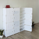 White Cube DIY Shoe Cabinet Rack Storage Portable Stackable Organiser Stand-2