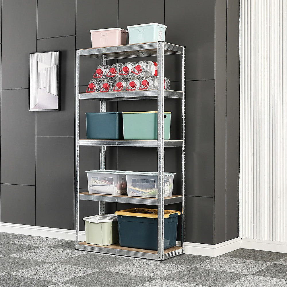 1.8M Warehouse Shelving Racking Steel Pallet Garage Shelves Metal Storage Rack - 0
