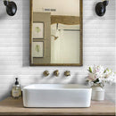 Tiles 3D Peel and Stick Wall Tile Subway White (30 x 30cm x 10 sheets)-2