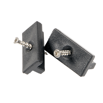 100 Composite Decking Hidden Fixing Fasteners Plastic T Clips & Screws