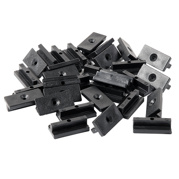 100 Composite Decking Hidden Fixing Fasteners Plastic T Clips & Screws