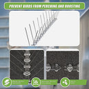 20x 50cm Bird Spike S304 wire Spikes Eaves Pigeon Gull Starling 10M-10