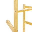 Clothes Coat Rack Garment Stand Shelf Wooden Tree Hanger Bag Hat Hook Holder-6