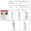 Clothes Coat Rack Garment Stand Shelf Wooden Tree Hanger Bag Hat Hook Holder-10