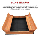Sandpit Kids Wooden Sand box-10