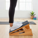 Wooden Slant Exercise Board With Adjustable Incline And Non-Slip Surface-3