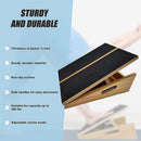 Wooden Slant Exercise Board With Adjustable Incline And Non-Slip Surface-5