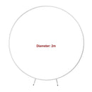 2M Wedding Hoop Round Circle Arch Backdrop Flower Display Stand Frame Background-12